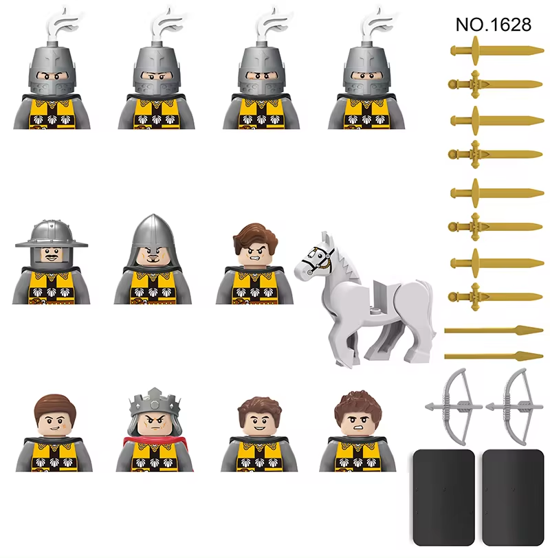 1Set Military Building Blocks Medieval Solider Figures Gifts Toys 1628 - $26.99