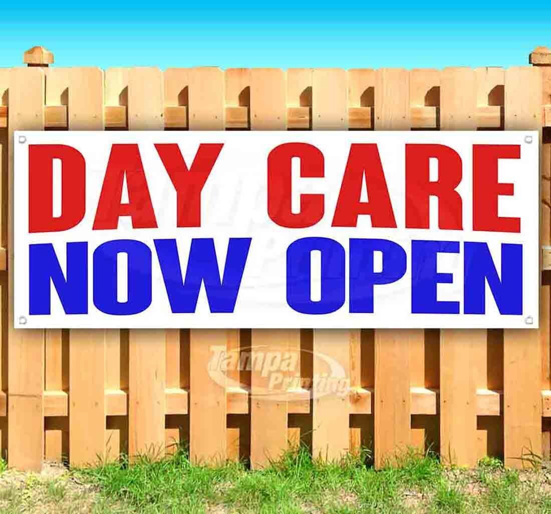 DAY CARE NOW OPEN CLEARANCE BANNER Advertising Vinyl  Flag Sign INV - $9.91