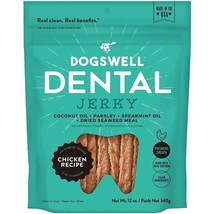 Dogswell Dog Dental Jerky Grain Free Chicken 12oz. - £23.63 GBP