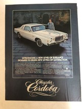 1977 Chrysler Córdoba Car Vintage Print Ad pa9 - $8.90