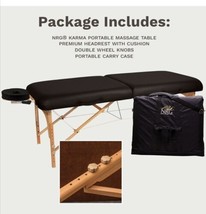 NRG KARMA Mobile massage table - Beautiful - Carrying Case W/ Should Strap - £186.84 GBP