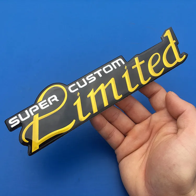 1 Pcs 3D  Super Custom Limited emblem  Auto car  Door Trunk Lid Decal Car sticke - £60.28 GBP