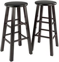 2-Piece Set Of Winsome Wood Element Bar Stools In Espresso. - £59.88 GBP