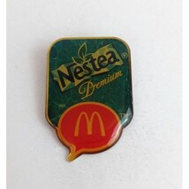 Vintage Nestea Premium McDonald&#39;s Employee Lapel Hat Pin - £7.95 GBP