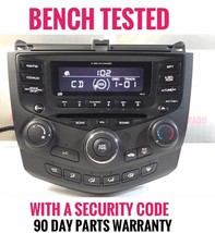 2003 - 2007 Honda Accord Radio and 6 CD Changer Coupe 2DR  7BX0  HO349A - $216.25