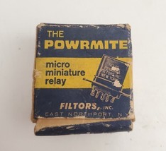 Powrmite Vintage Micro Miniature Relay Filtors Inc PL26HIM6A - $27.71
