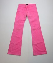 Vintage 90s Y2K Von Dutch Womens 27 Distressed Babydoll Flared Pants Pin... - $64.30