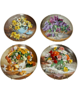 Lot of 4 - W.S. George Flowers of your Garden Series 10&quot; Collectors Plates - $37.91