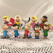 Just Play Peanuts Collectors Figures 10pc Set Snoopy Charlie Sally Linus Lucy 3” - £27.67 GBP
