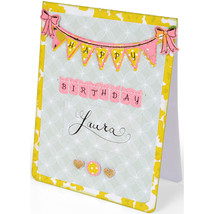 Sizzix Clear Acrylic Stamps Banners And Alphabet - £19.91 GBP