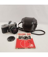 Nikon Nikkormat FTN 35mm SLR Film Camera Nikkor H 28mm 1:3.5 Lens &amp; Case... - £60.40 GBP