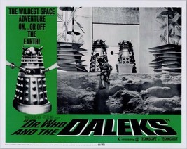 Dr. Who and the Daleks 8x10 photo Roberta Tovey escapes from two Daleks - £7.64 GBP
