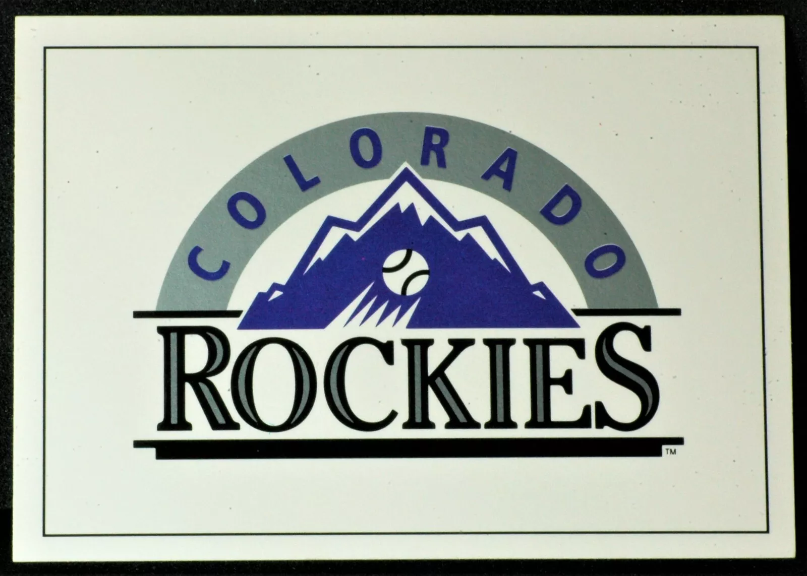 1991 Leaf Series 2 Colorado Rockies Original Old Logo Baseball Card ....... - $5.00