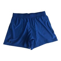 Under Armour Mens Shorts Adult Size XXL Blue Pockets Pull On No Lining 7&quot; - $21.44