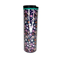 Starbucks Floral Hearts and Flowers 16 oz Plastic Tumbler With Lid - £15.11 GBP