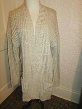 Vince Side Tie Rib Cardigan Sweater Misses M NWT$495 - £58.38 GBP