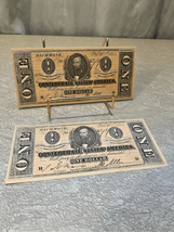 Confederate States of America $1 bill February 17th 1864 Lot of 2 MINIMA... - £41.27 GBP