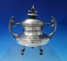 B and Shield English Sterling Silver Inkwell w/Deco Style Insect Handles (#5423) - £548.78 GBP