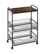 HOMCOM Rolling Kitchen Cart w/ Storage & Baskets - €88,69 EUR HOMCOM Rolling Kitchen Cart w/ Storage & Baskets - €88,69 EUR