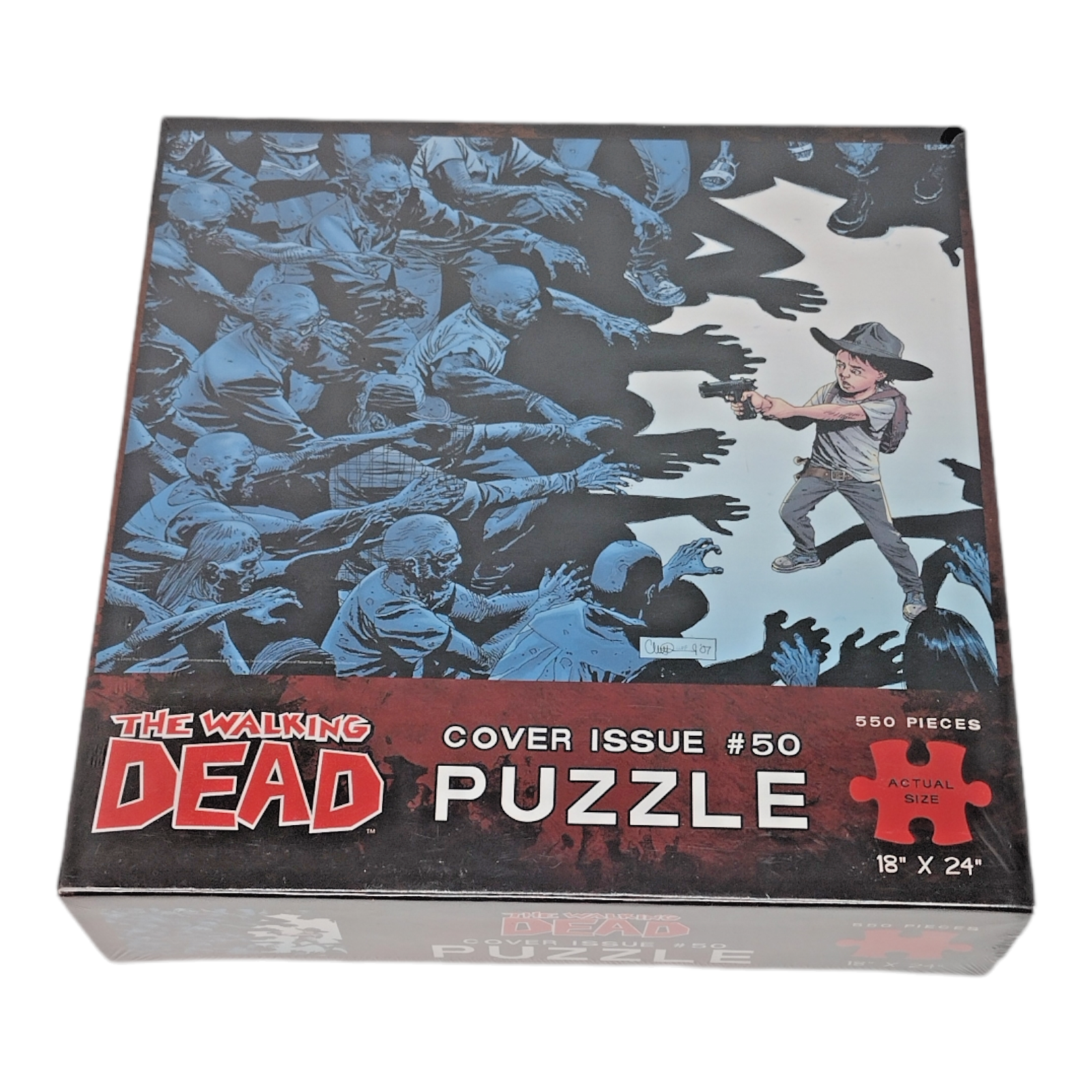 The Walking Dead Issue #50 Cover Art 550 Piece Jigsaw Puzzle USAopoly 2016 - $13.85