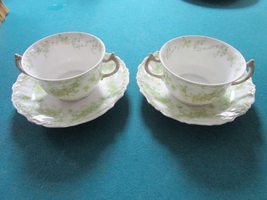 Compatible with Antique Limoges France Compatible with Elite Two Soup/Cream Cups - £82.62 GBP