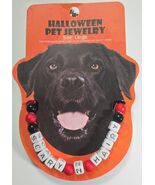 Scary N Hairy Halloween Pet Necklace Jewelry, Size Large 19&quot; - $27.59 CAD