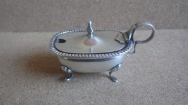 VINTAGE ROMEO MIRACOLI &amp; FIGLIO MILAN ITALY 800 SILVER SALT CELLAR - $1,615.63 MXN