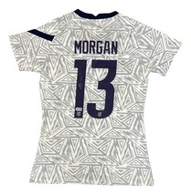 Alex Morgan Signed 2021/22 Nike USA Women&#39;s Pre-Match Soccer Jersey BAS ... - £189.68 GBP