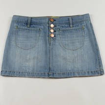 OLD NAVY distressed mini denim jean skirt Size 8 - $11.50