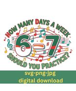 How Many Nights a Week Should You Be Practicing 67  Digital Download  - $32.10 MXN