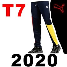 Men&#39;s Puma T7 2020 Fashion Track Pants Lifestyle Cuffed 598979-06 Medium Large - £56.94 GBP