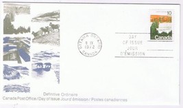 Canada First Day Cover 10 cent Definitive Forests &amp; Lakes Single - £1.66 GBP