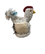 Whimsical Chicken Tea Pot Cozy Crochet Knit with Tea Bag Pockets New - €21,32 EUR