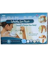 SPIN SPA ~ Spinning Spa Brush 5 Attachments ~ Battery Powered ~ Water Re... - $736.10 MXN