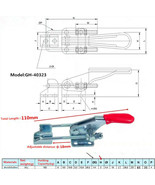 GH40323/GH431/GH40341 Hand Tool Metal Holding Capacity Latch Type Toggle... - $4.01+