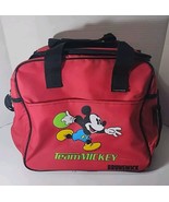 Disney Mickey Mouse Brunswick Team Mickey Vintage Bowling Bag Tote w/ St... - £21.50 GBP