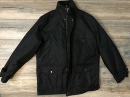 Michael Kors Field Winter Parka Jacket In Black, Fully Lined, Size Large - £94.96 GBP