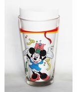 VTG Gibson Minnie Mouse Confetti Birthday Celebration 5-3/4&quot; Pint Flare ... - $17.64 CAD