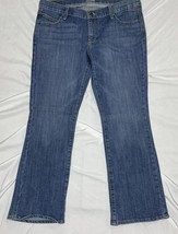 Old Navy The Diva Womens 14 Short Medium Wash Tapered Leg Denim Jeans - $167.24 MXN