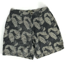 Cubavera Mens Shorts Size 36 Hawaiian Pockets Rayon 9.5&quot; Inseam Norm Core - $22.49