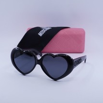 Moschino MOS128/S 0807 IR Shiny Black/Grey 56-14-135 Sunglasses New Auth... - $115.34