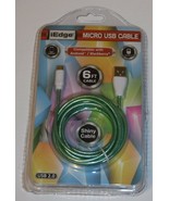 iEdge Green Micro USB Cable 6 Feet New in package - $6.80 CAD