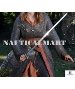 NauticalMart Warrior Woman Medieval Armor Riveted Chainmail Shirt - $5,703.29 MXN