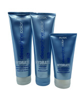 Rusk Deep Shine Color Hydrate Shampoo &amp; Conditioner 8.5 oz. Each &amp; Mask 5.3 OZ - £17.19 GBP