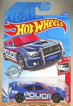 2020 Hot Wheels #217 Hw Rescue 5/10 Dodge Charger Drift Blue w/Gray Trap5 Spokes - £6.23 GBP