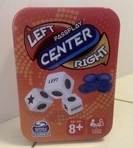 Left Center Right Pass Play Dice Game Spin Master 6061957 2021 - £7.95 GBP
