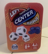 Left Center Right Pass Play Dice Game Spin Master 6061957 2021 - $9.95