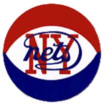 NEW JERSEY NETS NBA BASKETBALL VINTAGE OLD LOGO POSTER ON 12X8IN METAL S... - $24.74