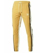 Mens Puma Lux Woven T7 Track Pant Honey Mustard/White/Choc Brown 3XL NEW - $51.79 CAD