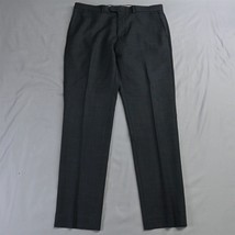 J.CREW 33x32 Gray Ludlow Bowery Slim 4 Season Wool Suit Slacks Mens Dress Pants - £31.96 GBP
